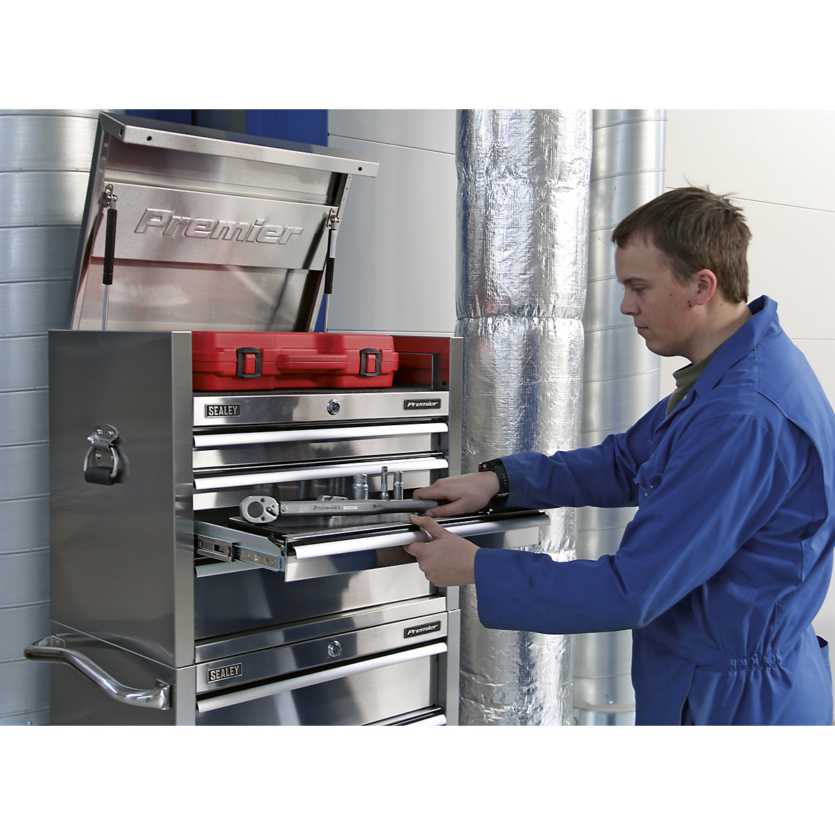 Sealey Premier Stainless Steel Top Chest | 4 Drawer (Product illustration 7)-6