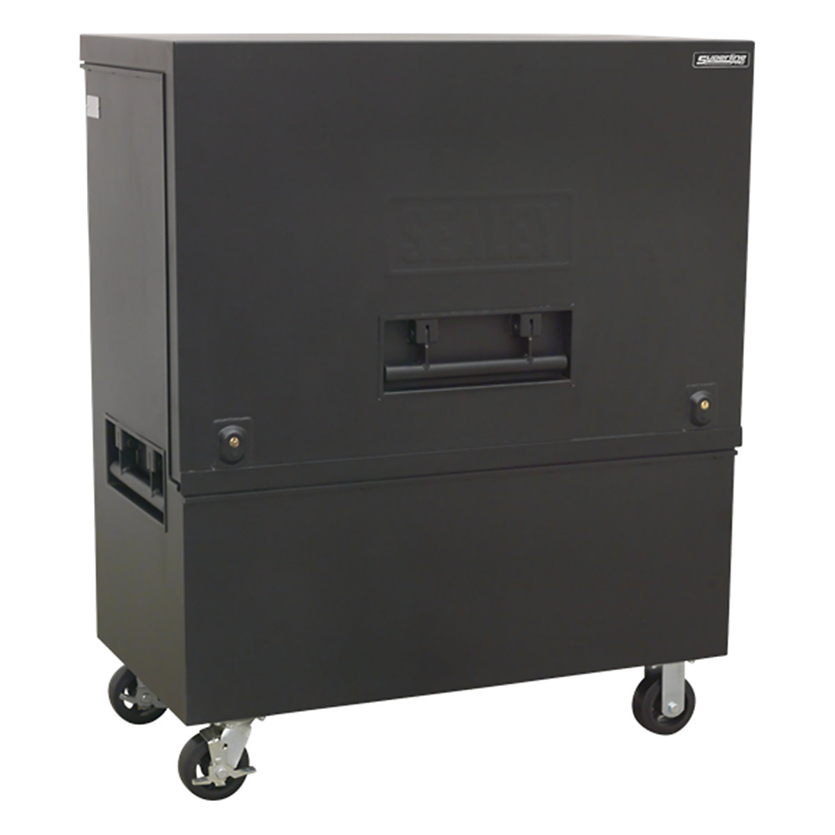 Sealey Superline Pro Heavy-Duty Tool Vaults, Sealey Superline Pro Heavy-Duty Tool Vaults, Sealey Superline Pro Heavy-Duty Tool Vault with Wheel Kit | 1275h x 1125w x 610d mm | Black-4