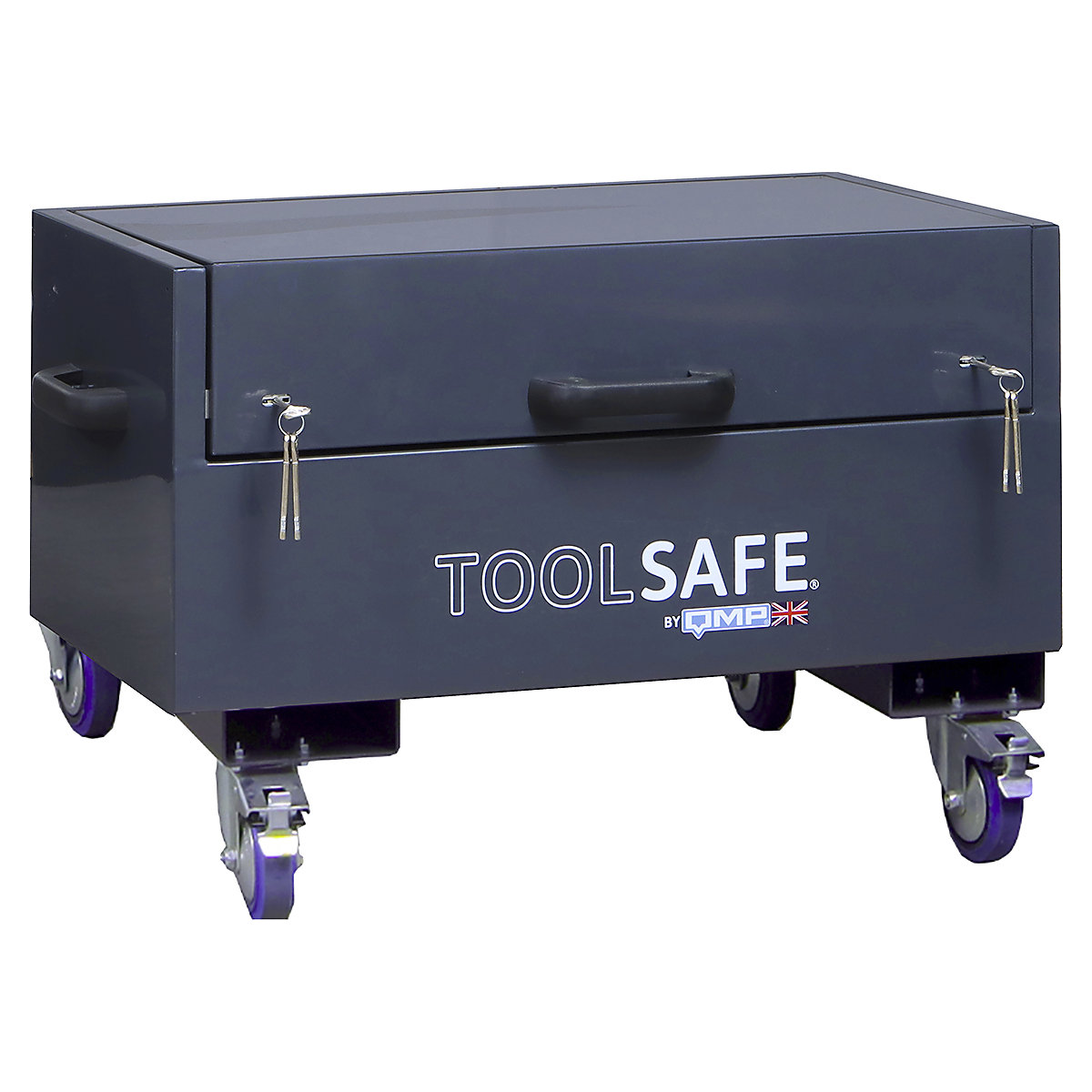 ToolSafe Security Boxes, ToolSafe Security Boxes, Mobile ToolSafe® Security Box | 400h x 850w x 500d mm | Dark Grey-11