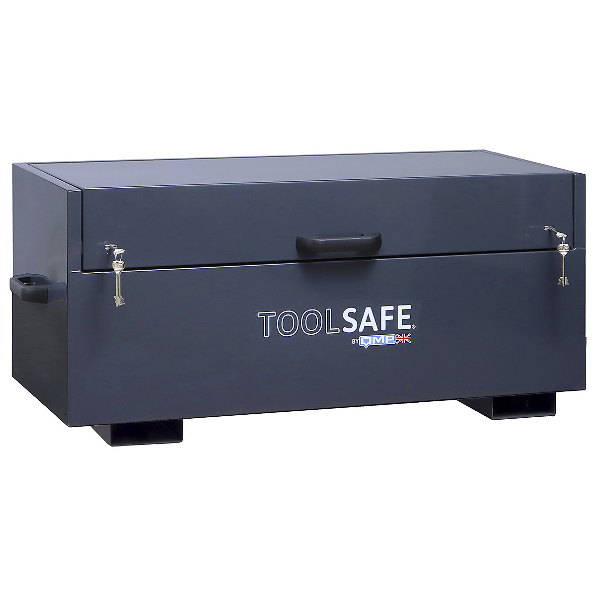 ToolSafe Security Boxes, ToolSafe Security Boxes, ToolSafe® Security Box with Fork Pockets | 500h x 1200w x 500d mm | Dark Grey-19