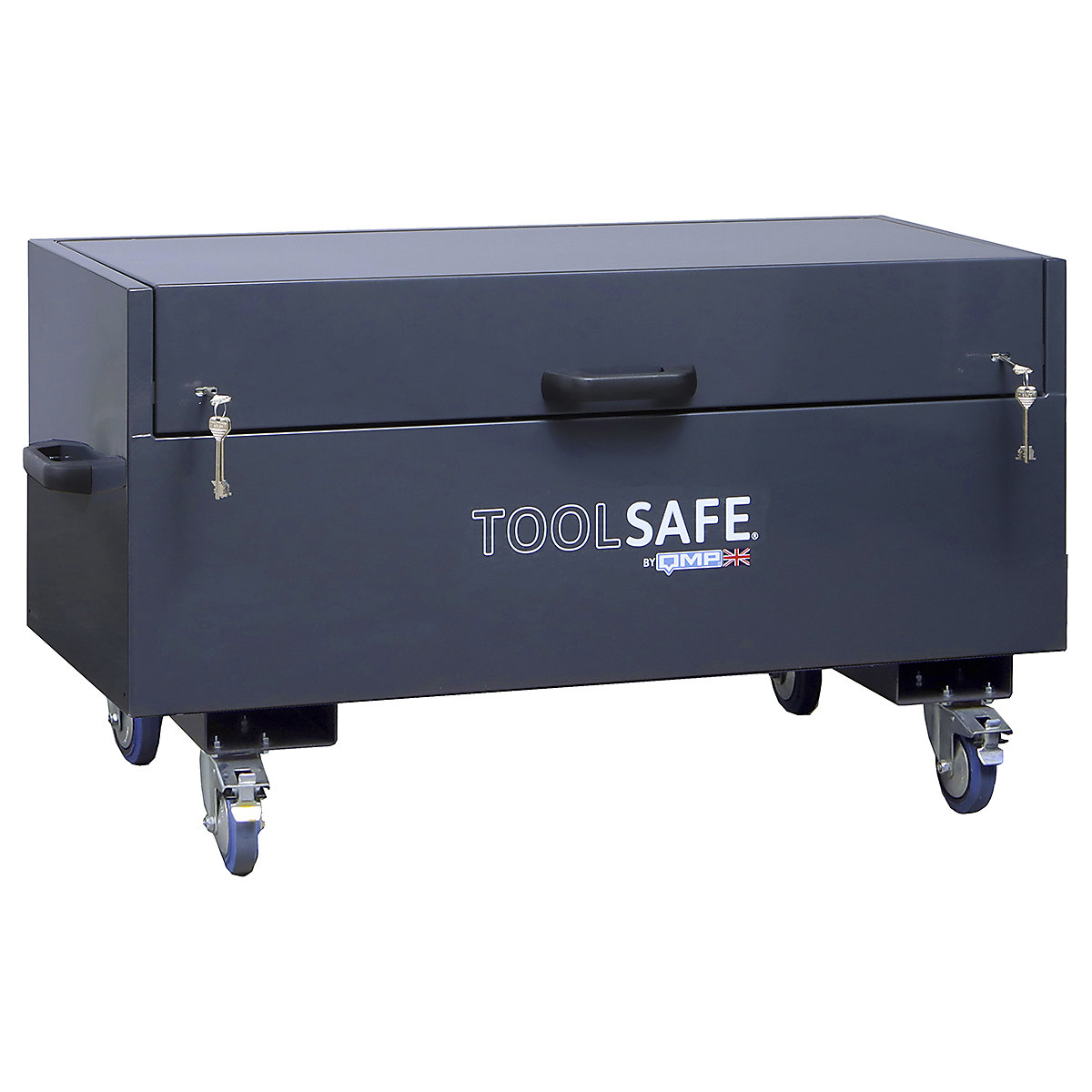 ToolSafe Security Boxes, ToolSafe Security Boxes, Mobile ToolSafe® Security Box | 500h x 1200w x 500d mm | Dark Grey-13
