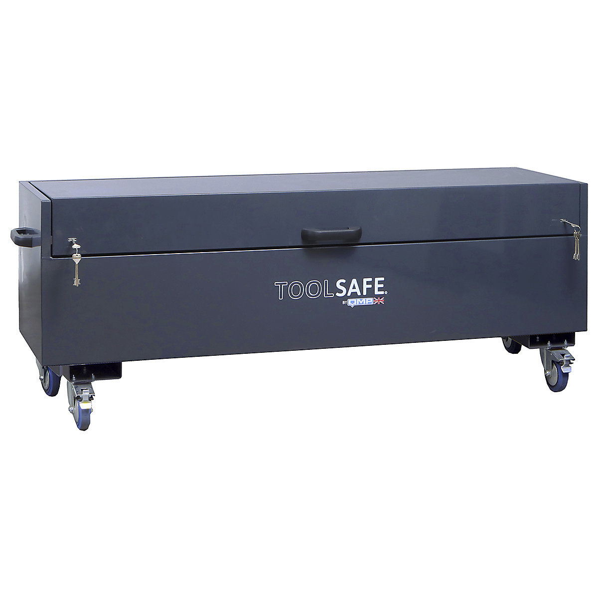 ToolSafe Security Boxes, ToolSafe Security Boxes, Mobile ToolSafe® Security Box | 500h x 1800w x 500d mm | Dark Grey-16