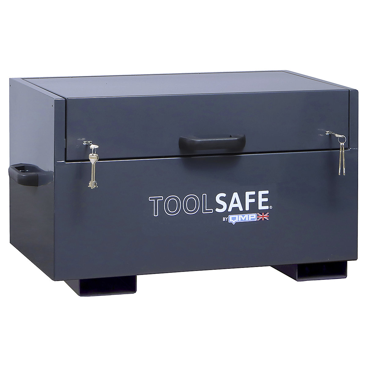 ToolSafe Security Boxes, ToolSafe Security Boxes, ToolSafe® Security Box with Fork Pockets | 500h x 900w x 500d mm | Dark Grey-18