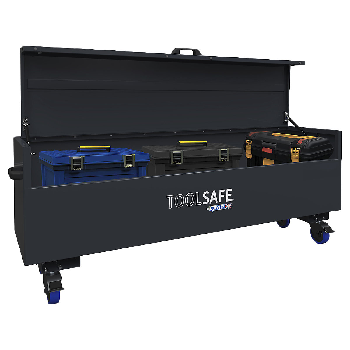 ToolSafe Security Boxes, ToolSafe Security Boxes, Mobile ToolSafe® Security Box | 500h x 1800w x 500d mm | Dark Grey-3