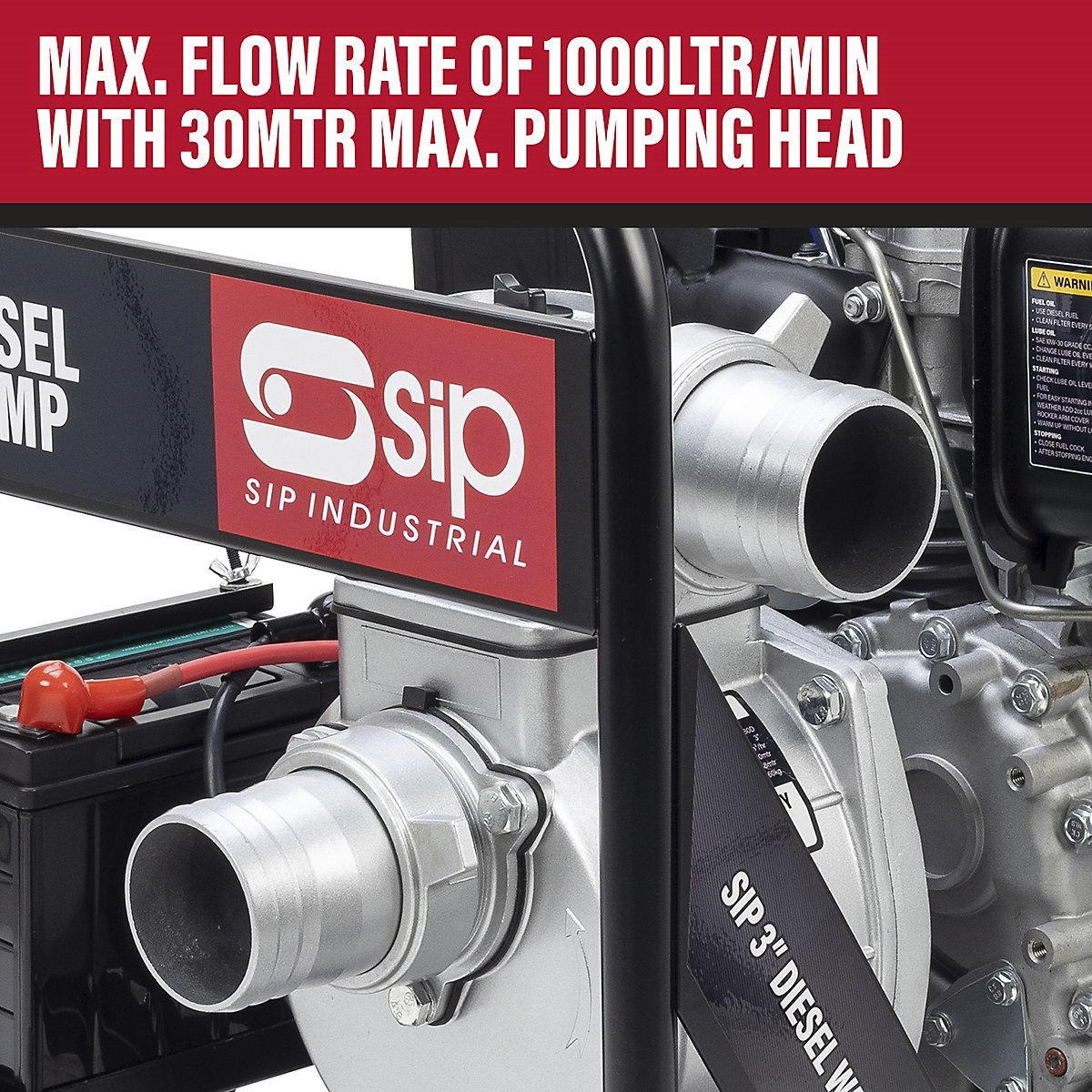 SIP Mobile 3" Diesel Water Pump (Product illustration 2)-1