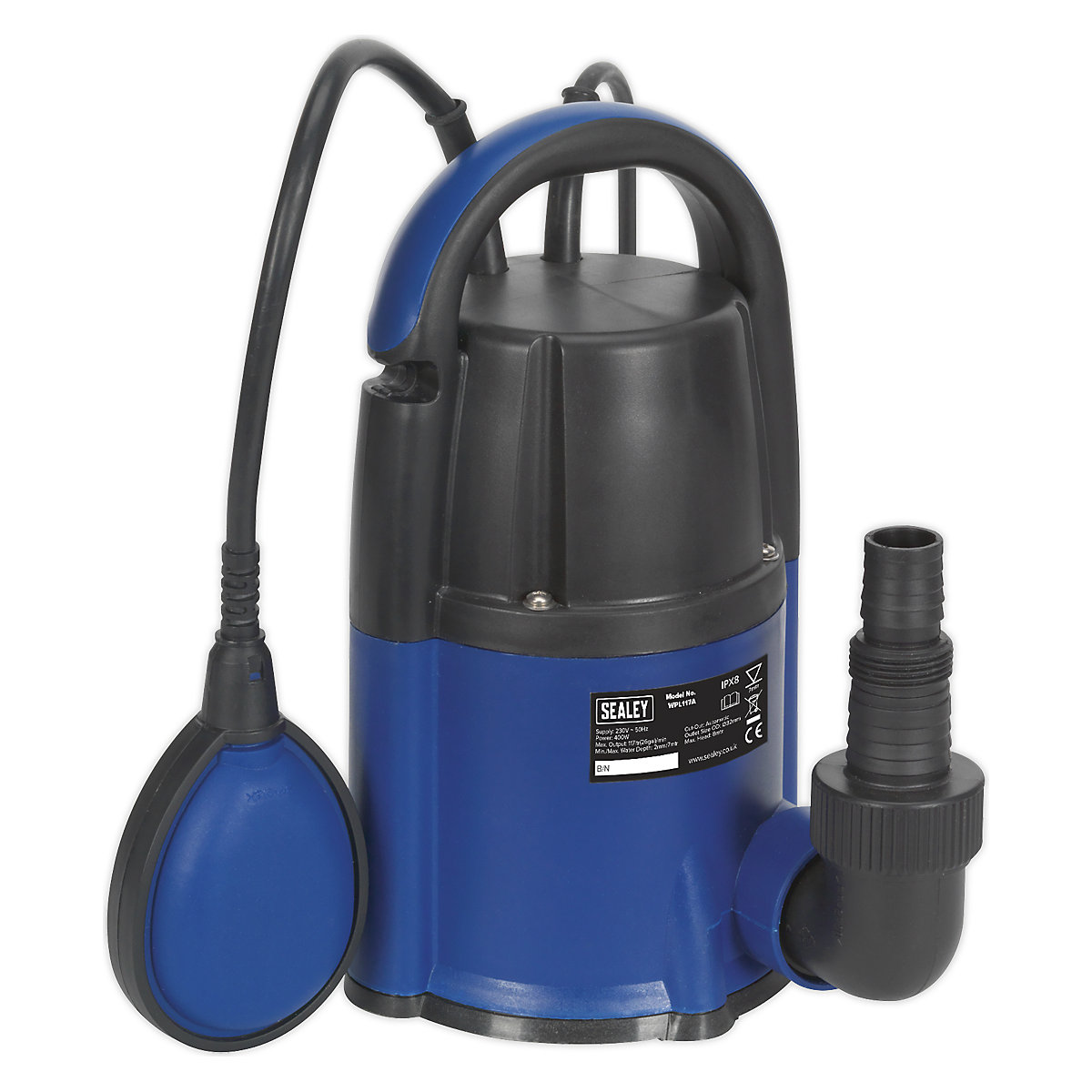 Sealey Submersible Low Level  Water Pump |  Automatic