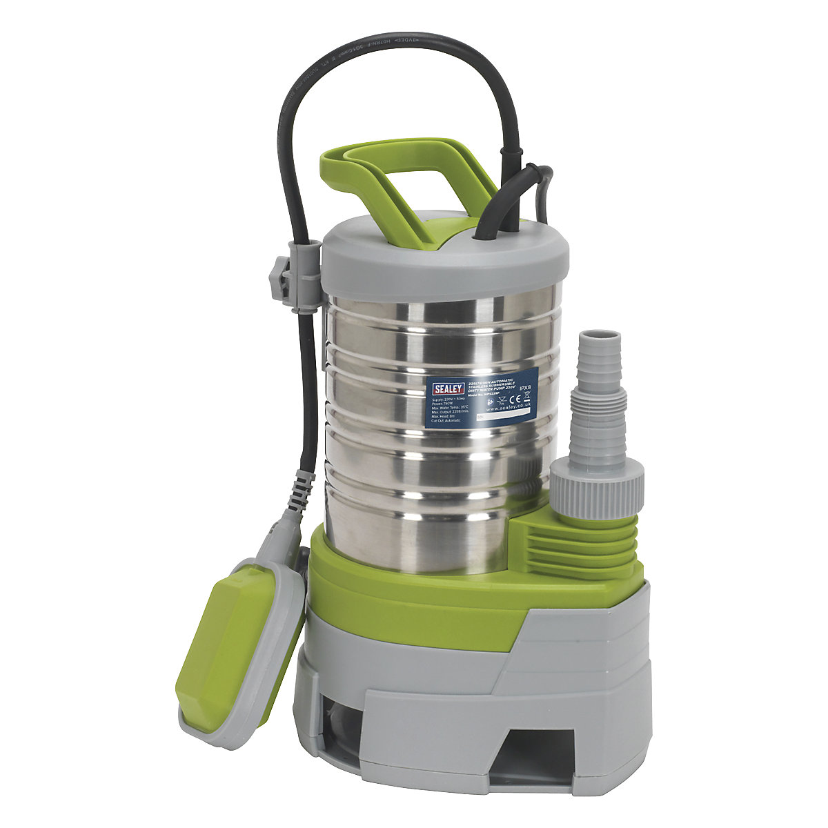 Sealey Submersible Stainless Steel Dirty Water Pump | Automatic