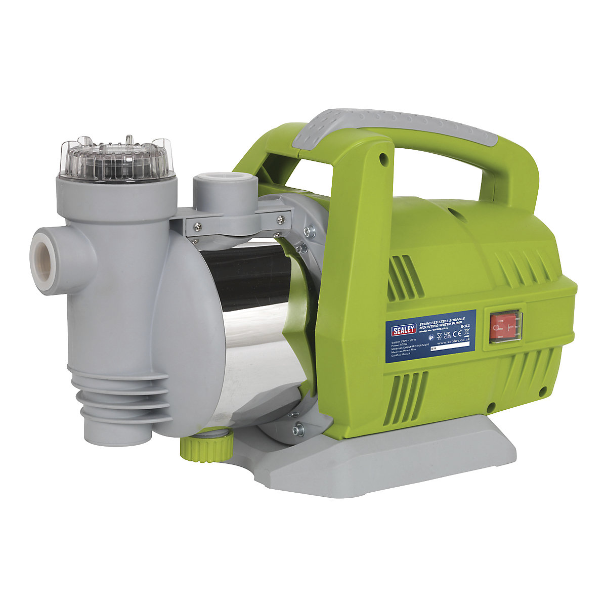 Sealey Surface Mounting Water Pump | Stainless Steel