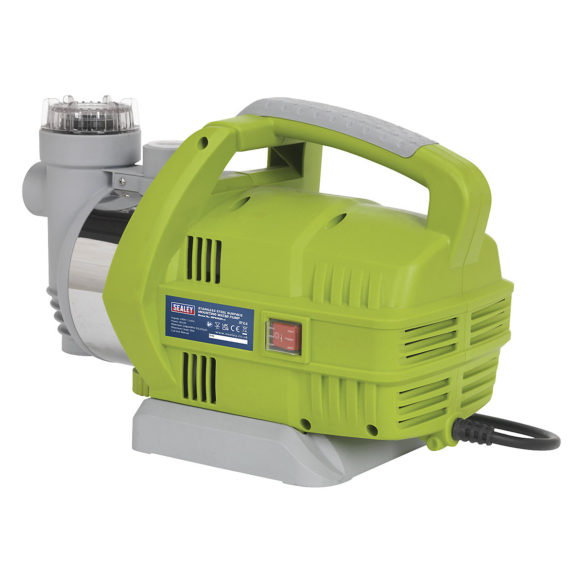 Sealey Surface Mounting Water Pump | Stainless Steel (Product illustration 4)-3