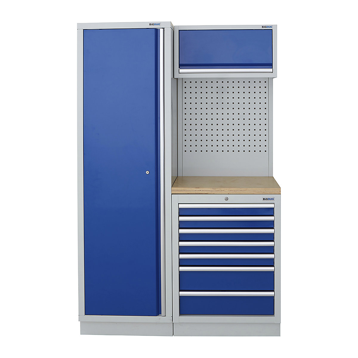 BiGDUG | 1280mm Wide Modular Storage System | 3 Cabinet
