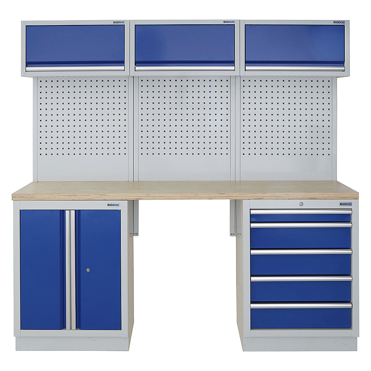 BiGDUG | 2041mm Wide Modular Storage System | 5 Cabinet