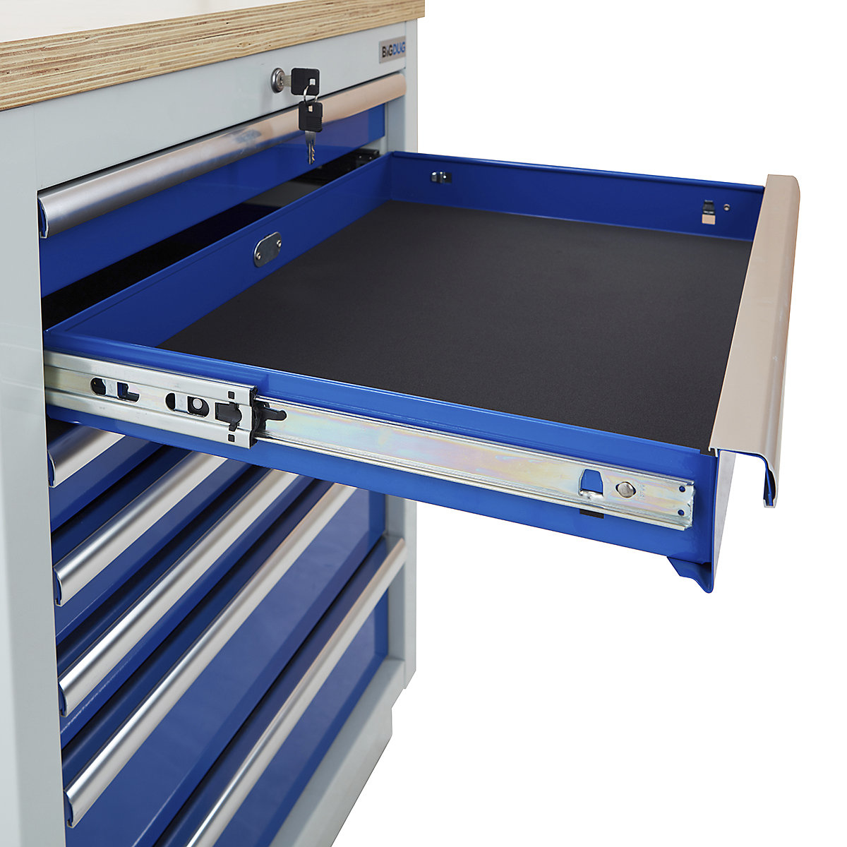 BiGDUG | 2275mm Wide Modular Storage System | 1 Cupboard | 4 Cabinet (Product illustration 5)-4
