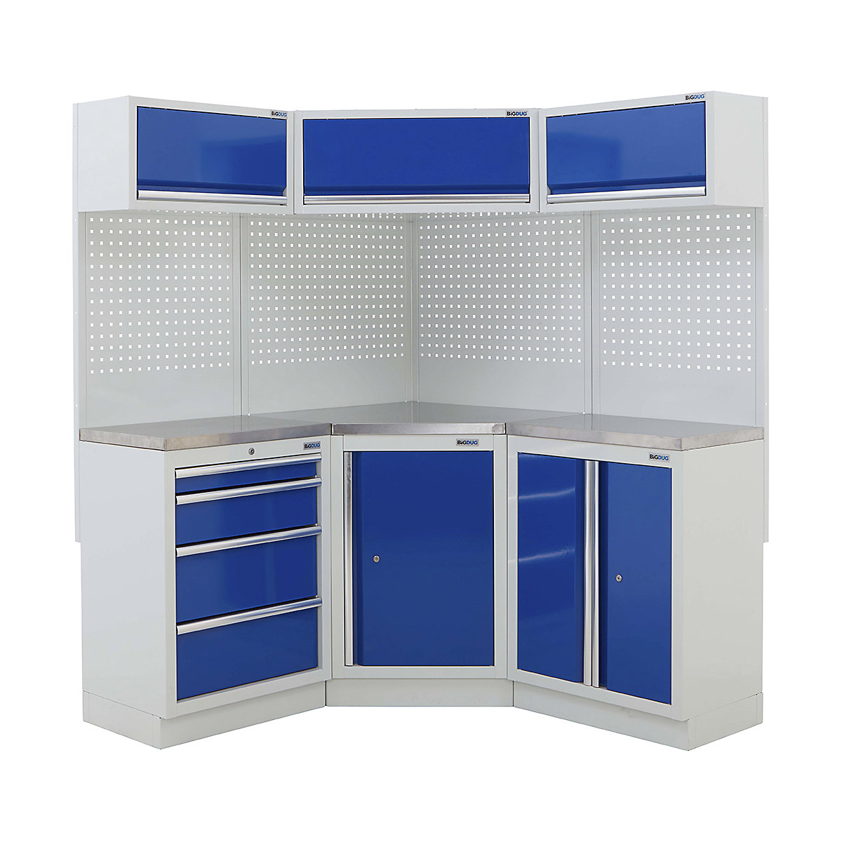 BiGDUG 21 Piece Corner Drawer Cabinet Storage System