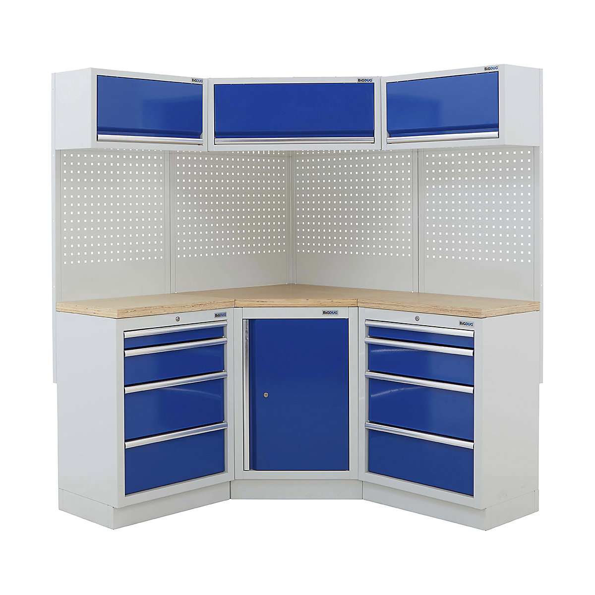 BiGDUG 21 Piece Corner Drawer Cabinet Storage System