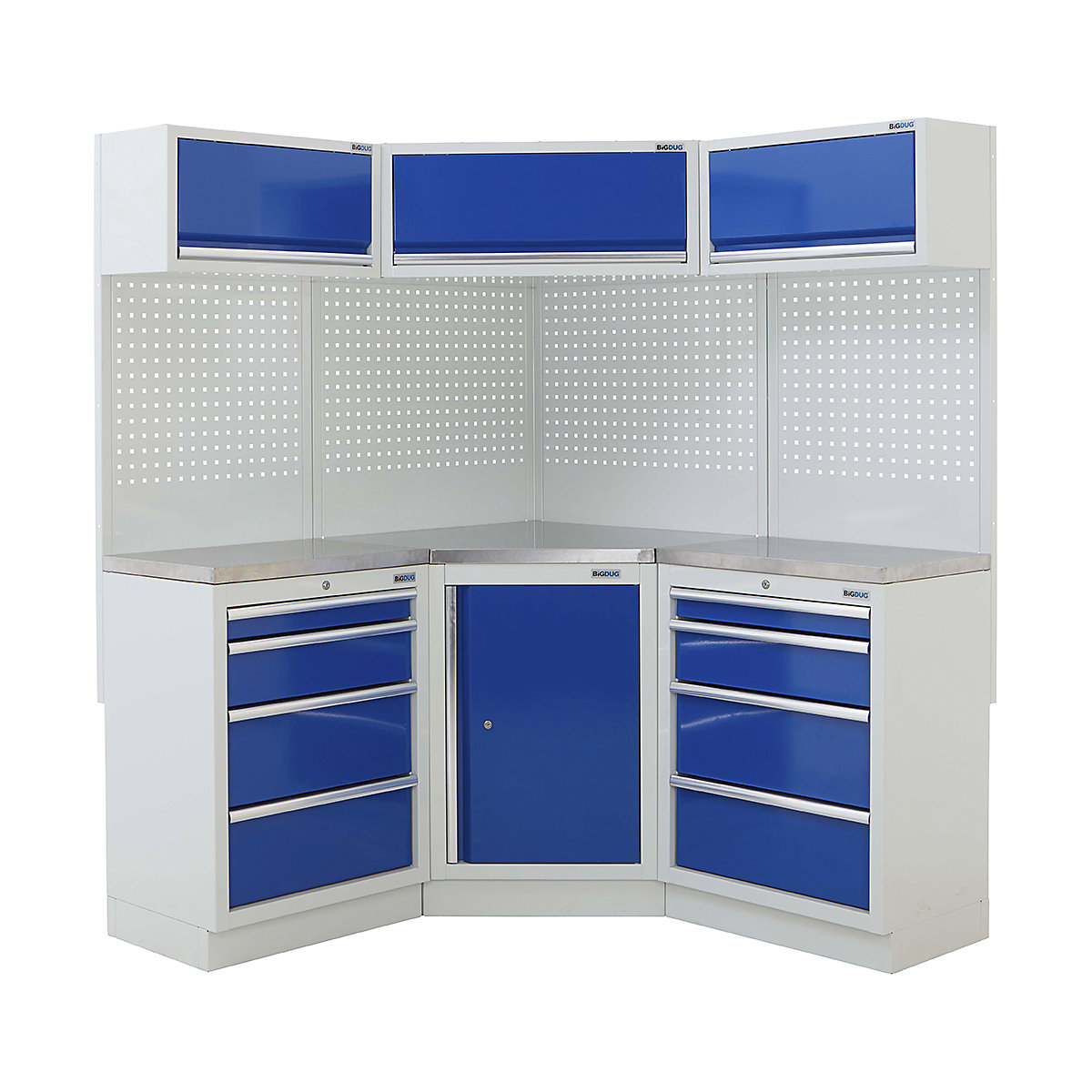 BiGDUG 21 Piece Corner Drawer Cabinet Storage System