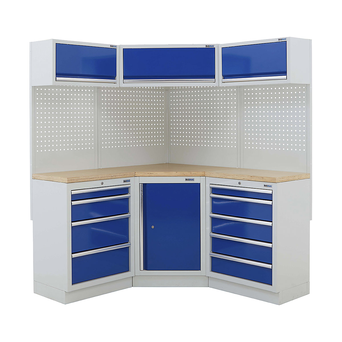 BiGDUG 21 Piece Corner Drawer Cabinet Storage System