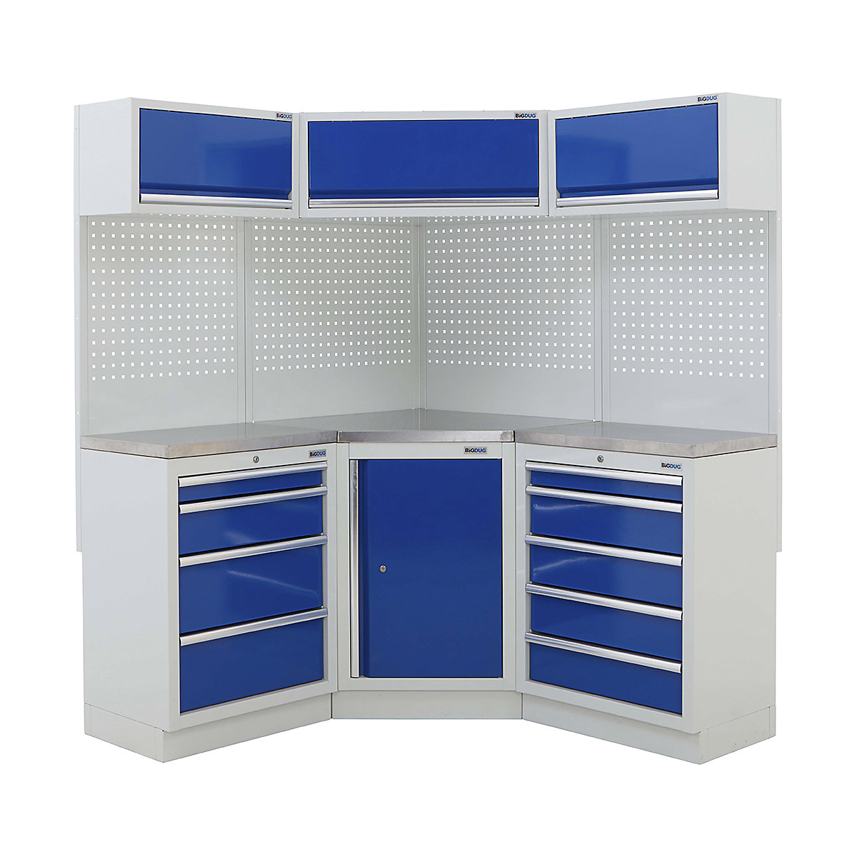 BiGDUG 21 Piece Corner Drawer Cabinet Storage System