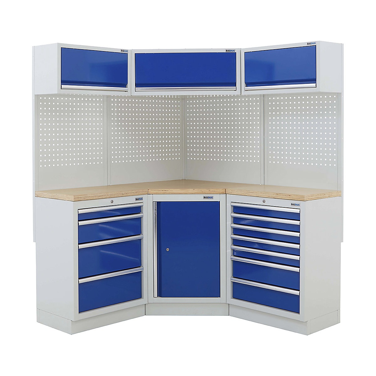 BiGDUG 21 Piece Corner Drawer Cabinet Storage System