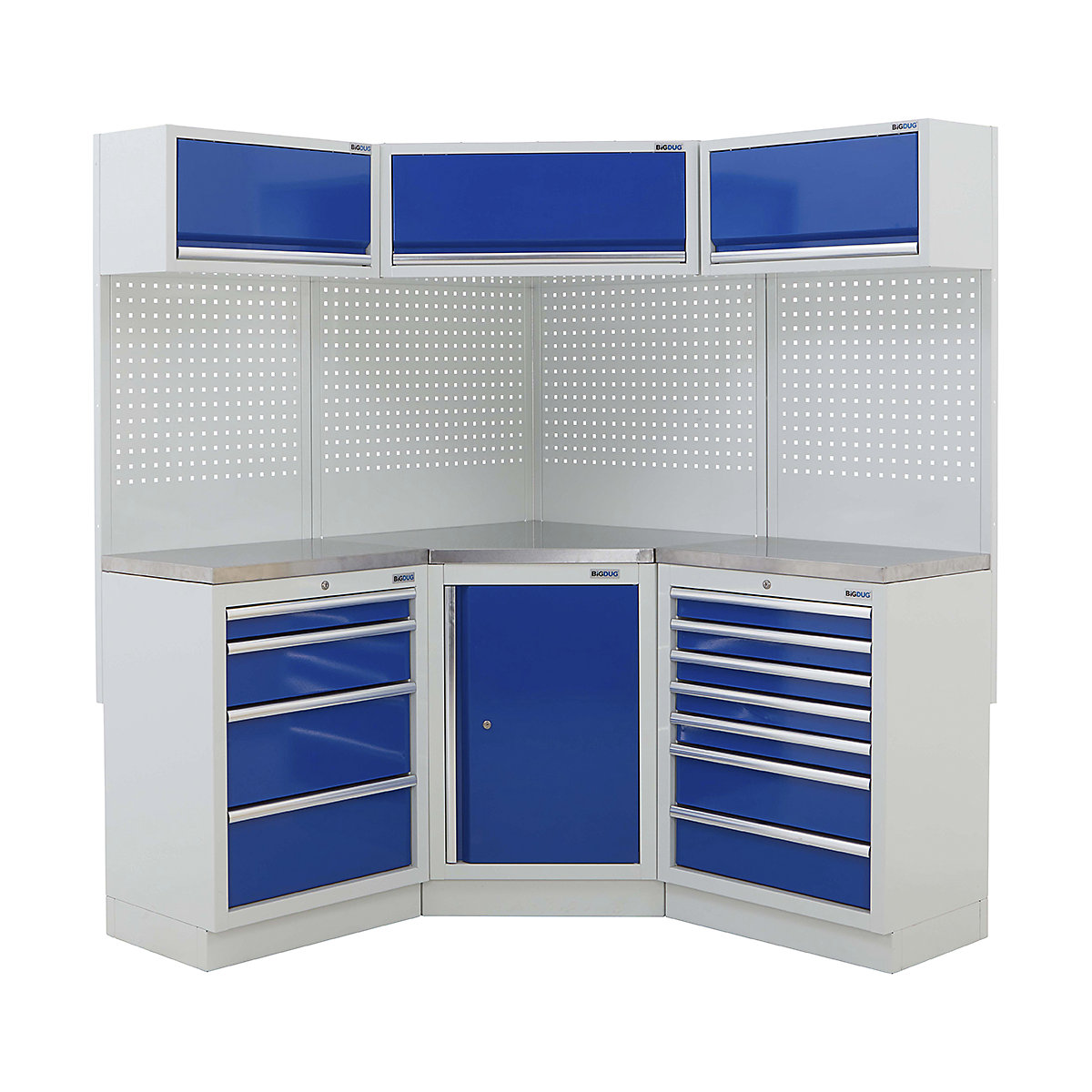 BiGDUG 21 Piece Corner Drawer Cabinet Storage System