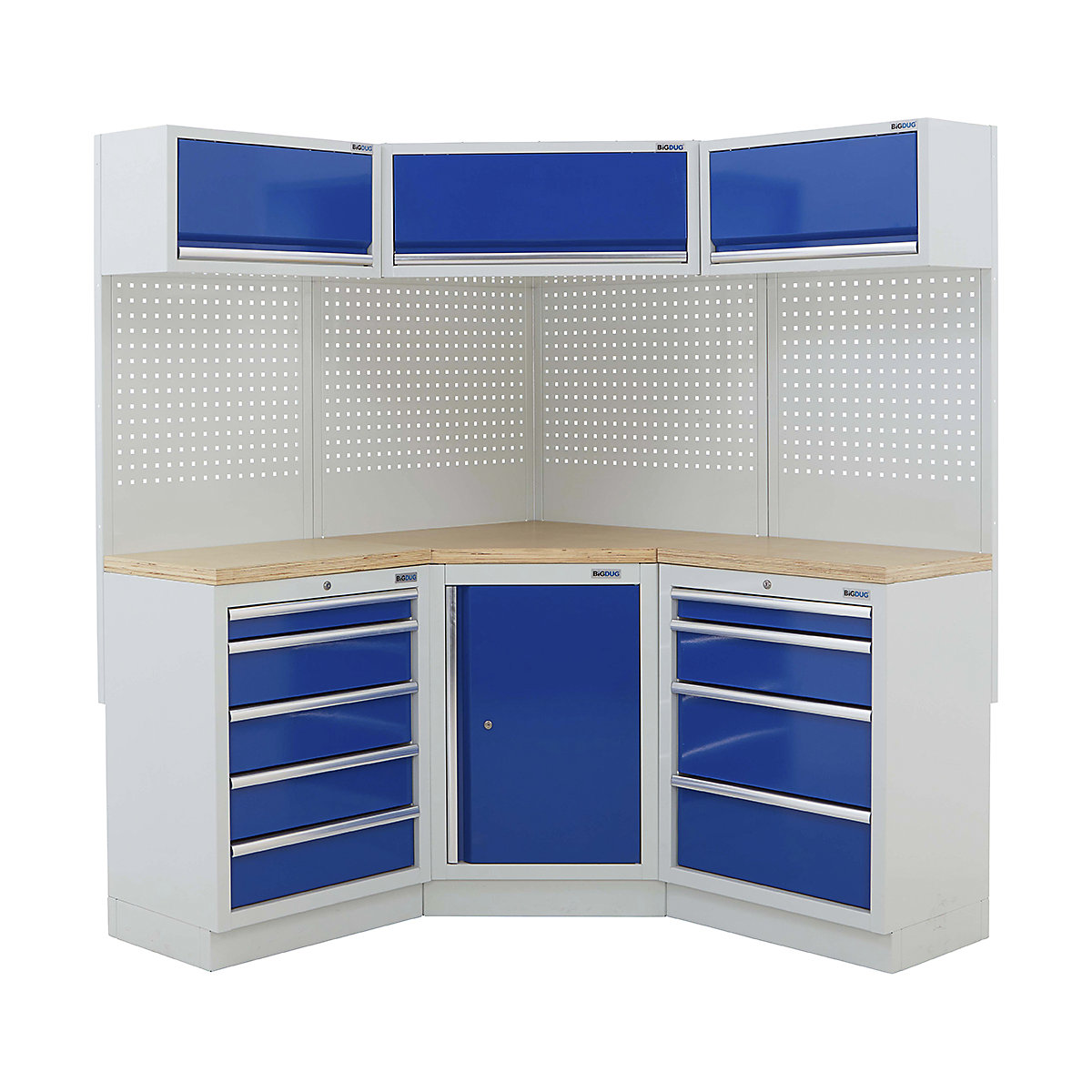 BiGDUG 21 Piece Corner Drawer Cabinet Storage System