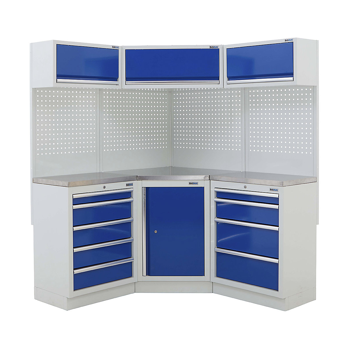BiGDUG 21 Piece Corner Drawer Cabinet Storage System