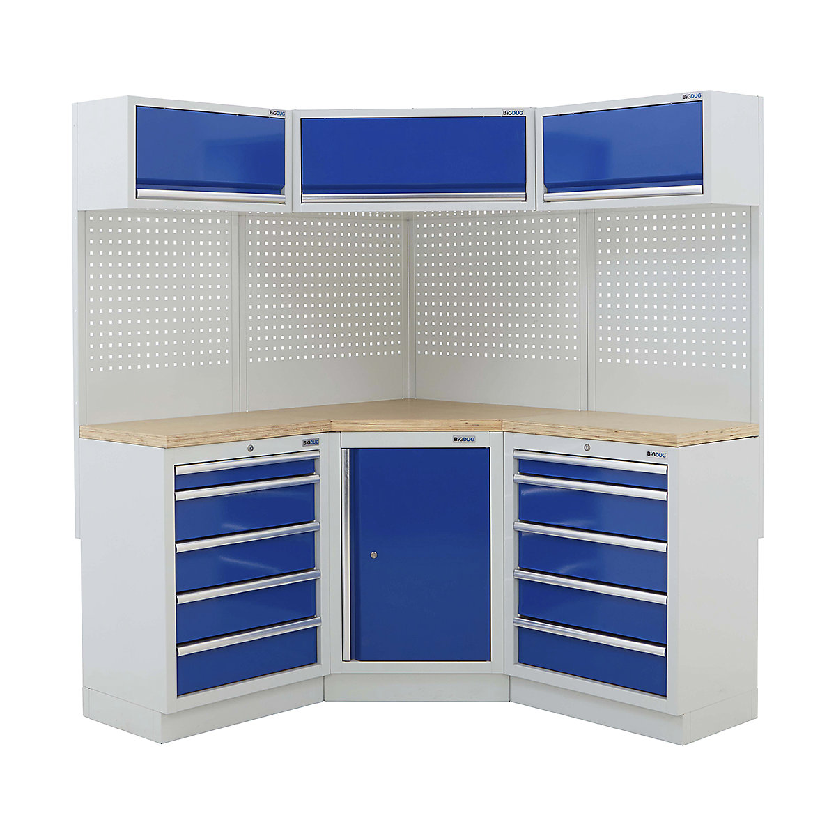 BiGDUG 21 Piece Corner Drawer Cabinet Storage System