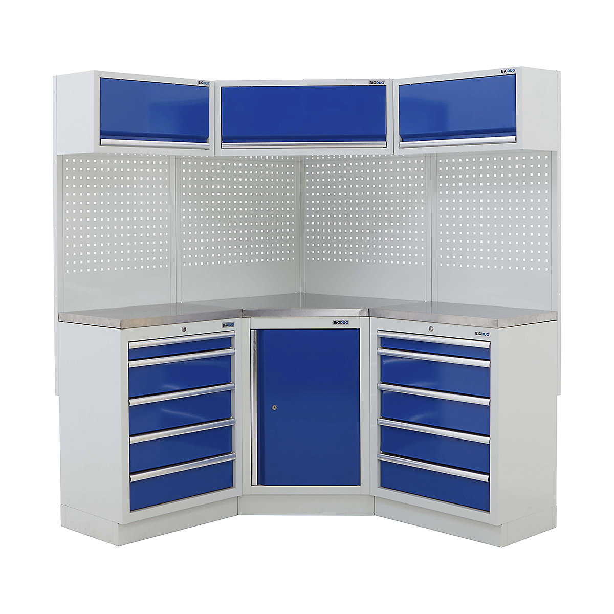 BiGDUG 21 Piece Corner Drawer Cabinet Storage System