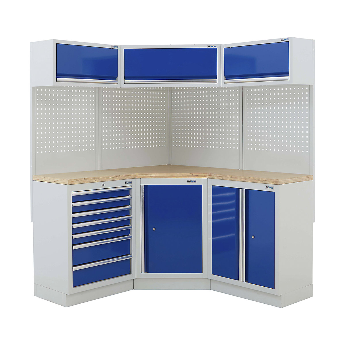 BiGDUG 21 Piece Corner Drawer Cabinet Storage System