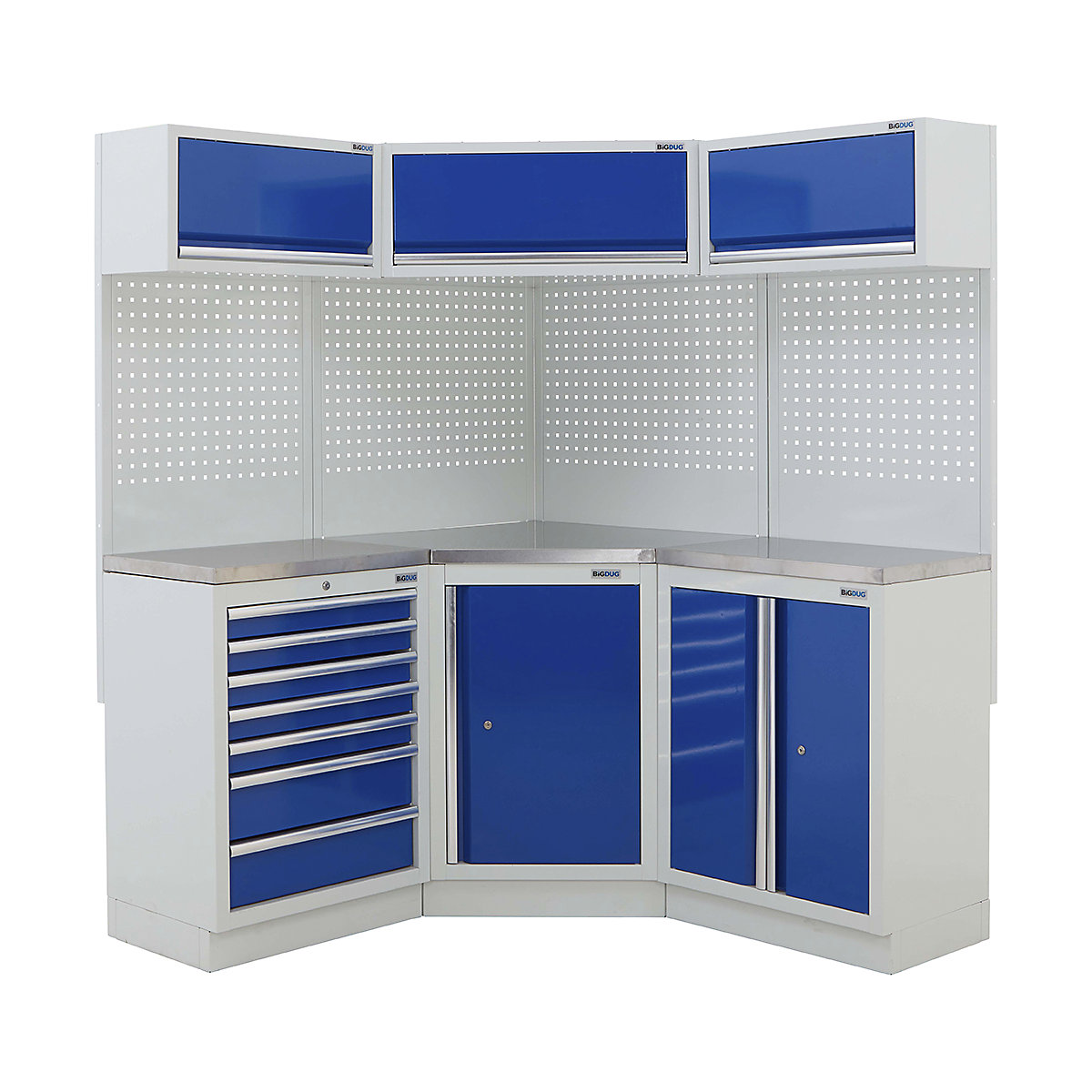 BiGDUG 21 Piece Corner Drawer Cabinet Storage System