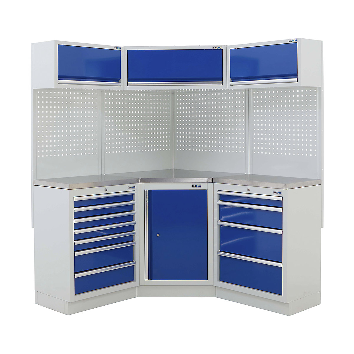 BiGDUG 21 Piece Corner Drawer Cabinet Storage System