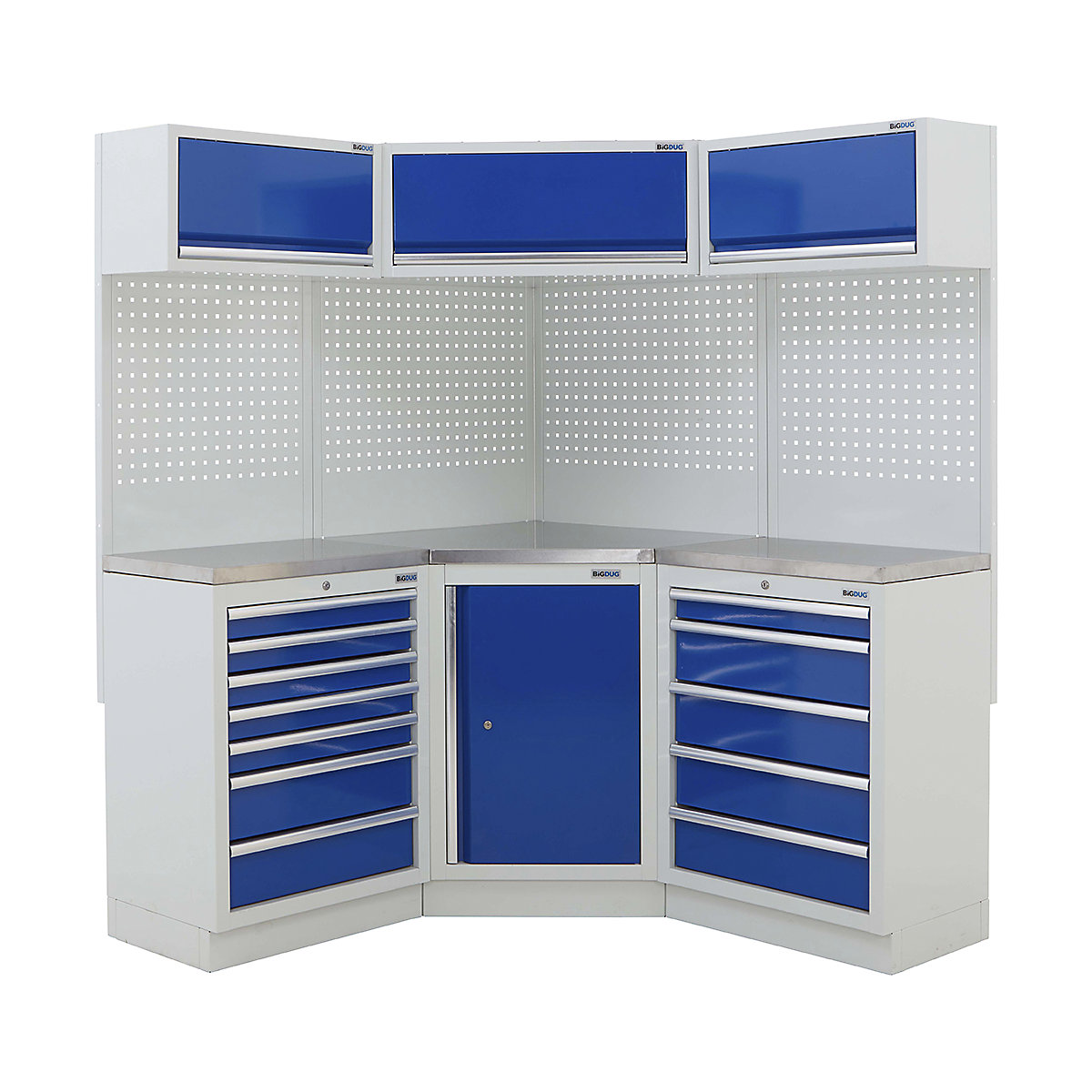 BiGDUG 21 Piece Corner Drawer Cabinet Storage System
