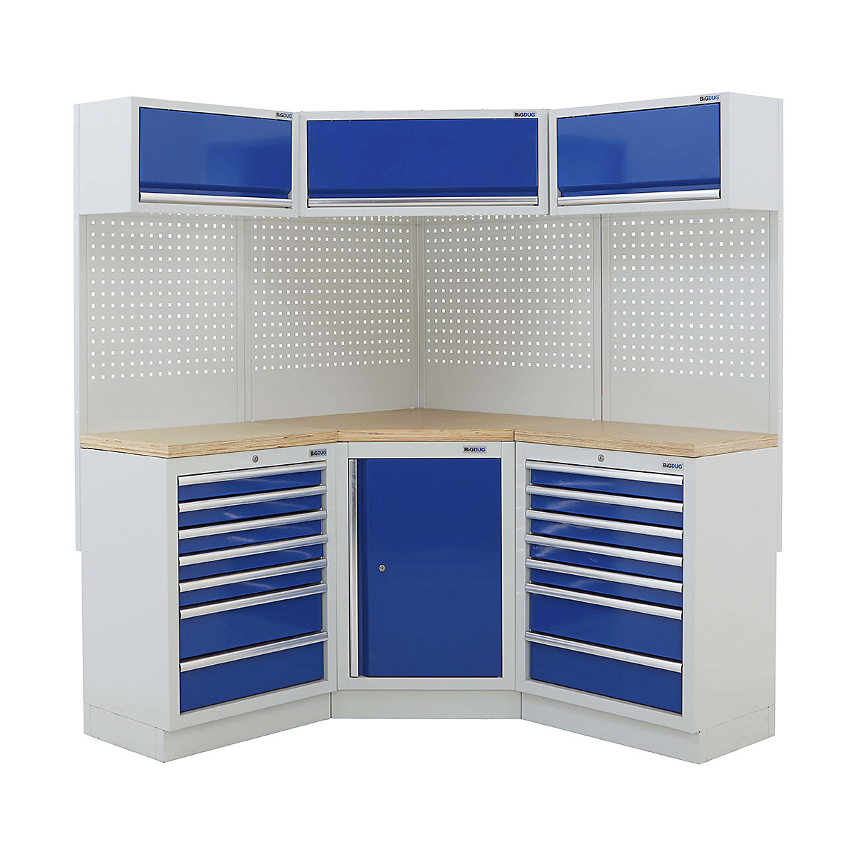 BiGDUG 21 Piece Corner Drawer Cabinet Storage System
