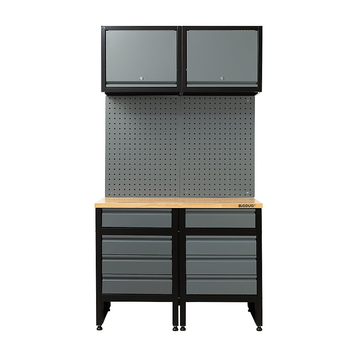 BiGDUG Garage Modular Cabinet Kits | 1120mm Wide | 2 Cabinets