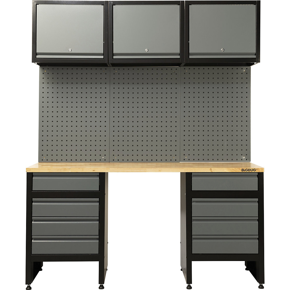 BiGDUG Garage Modular Cabinet Kits | 1678mm Wide | 2 Cabinets