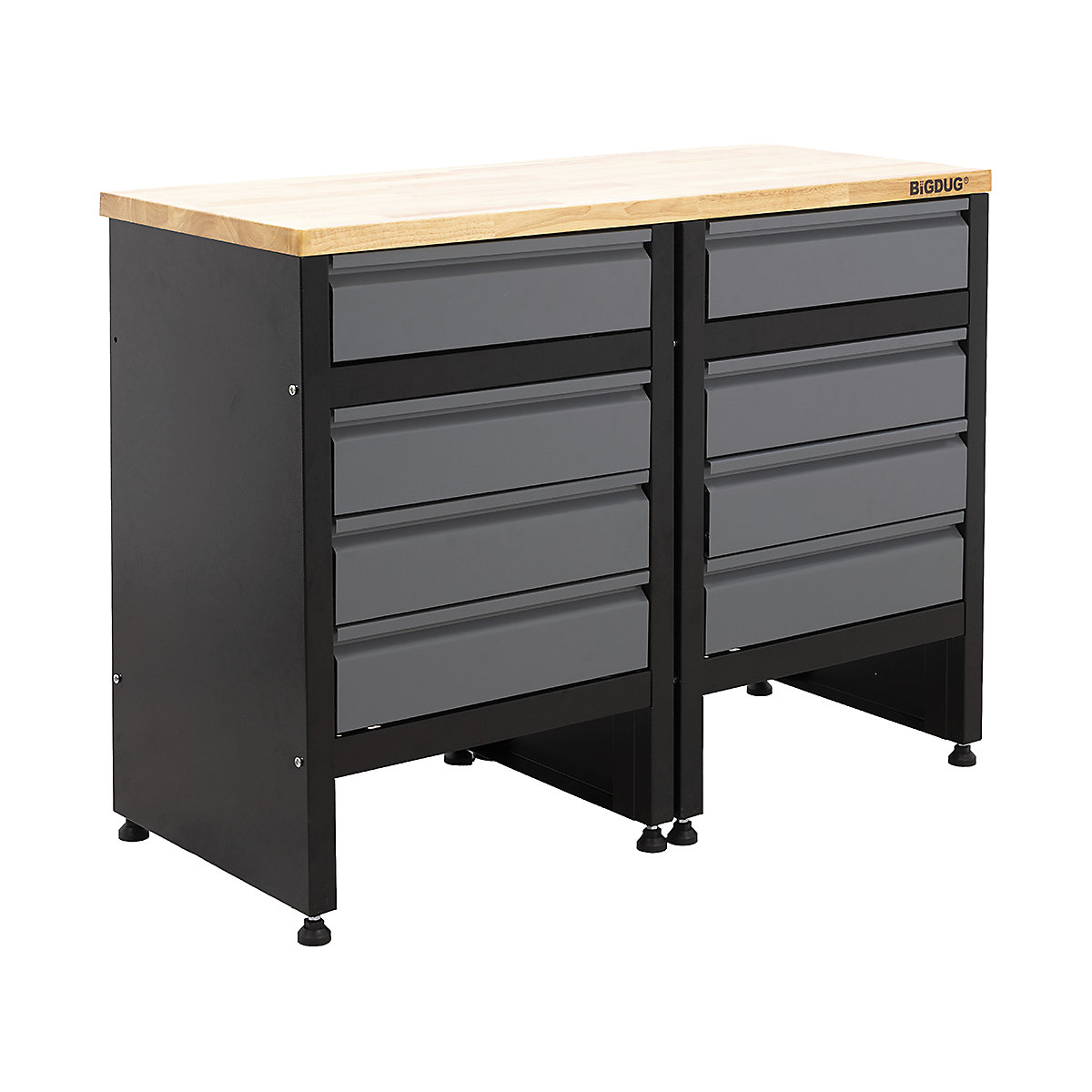 BiGDUG Garage Modular Cabinet Workbenches | 1120mm Wide | 2 Cabinets