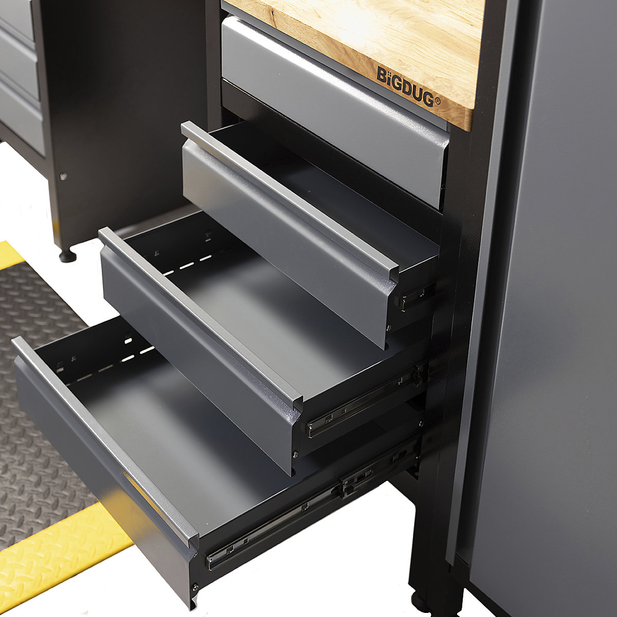 BiGDUG Garage Modular Cabinet Workbenches | 1678mm Wide | 2 Cabinets (Product illustration 6)-5