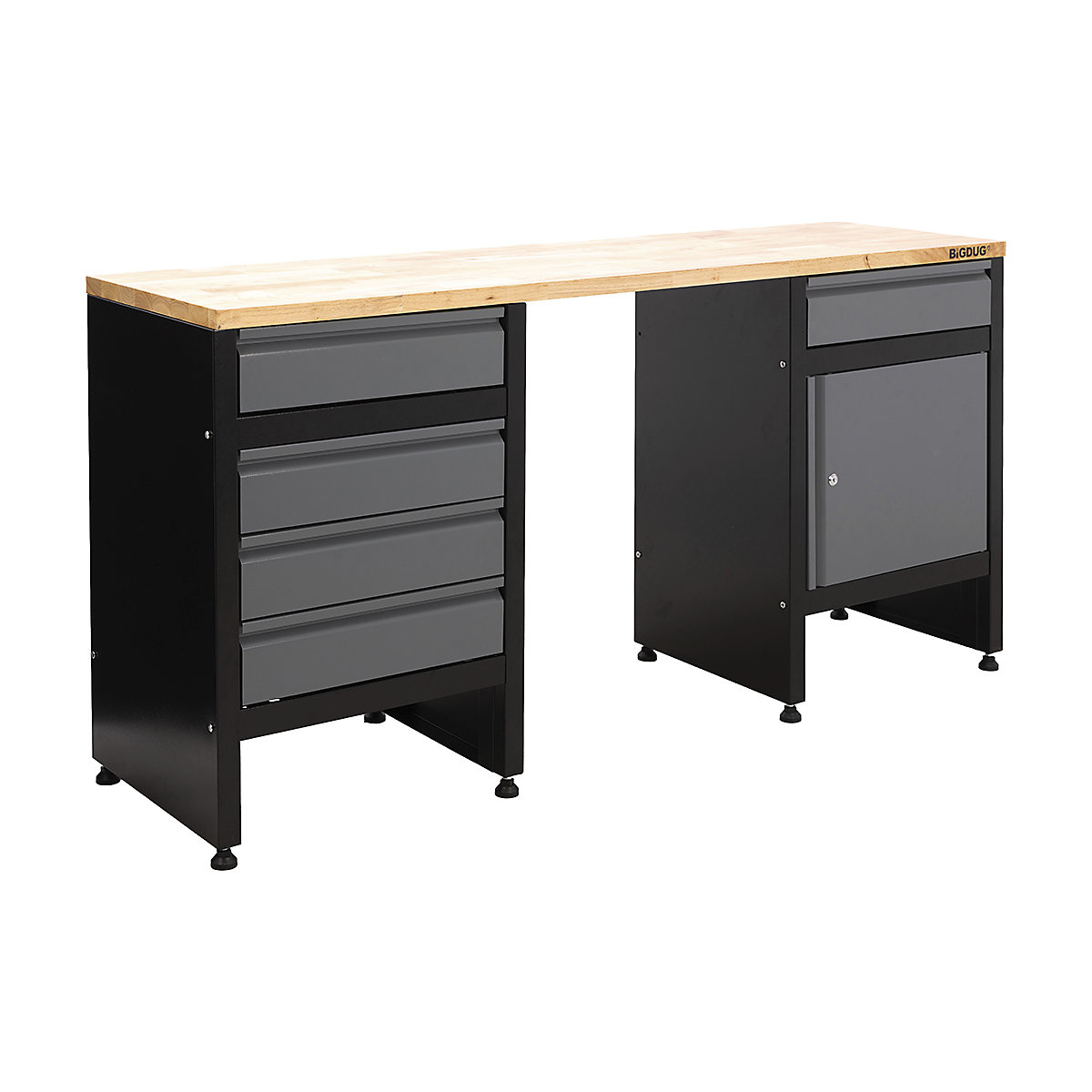 BiGDUG Garage Modular Cabinet Workbenches | 1678mm Wide | 2 Cabinets
