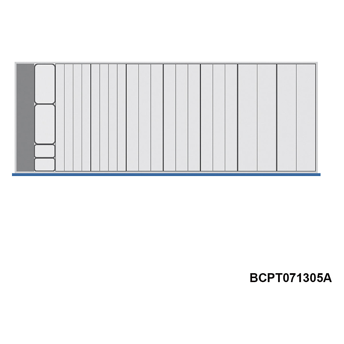 Bott Cubio Drawer Plastic Trays | 1300mm Wide (Product illustration 3)-2