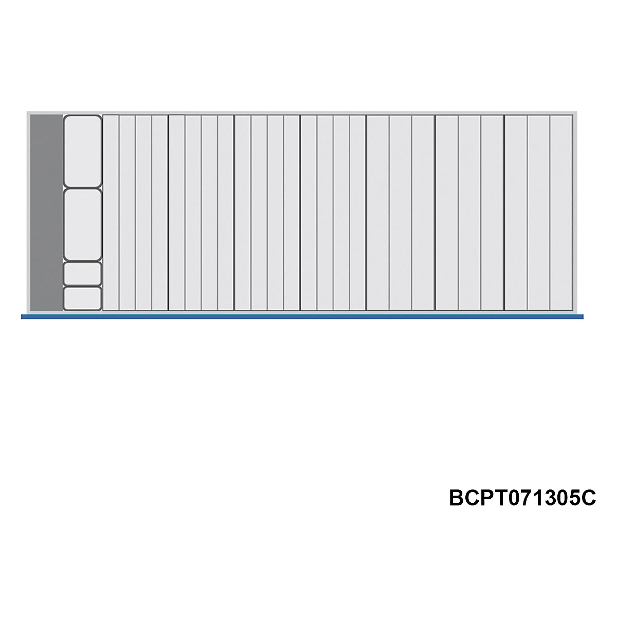 Bott Cubio Drawer Plastic Trays | 1300mm Wide (Product illustration 5)-4