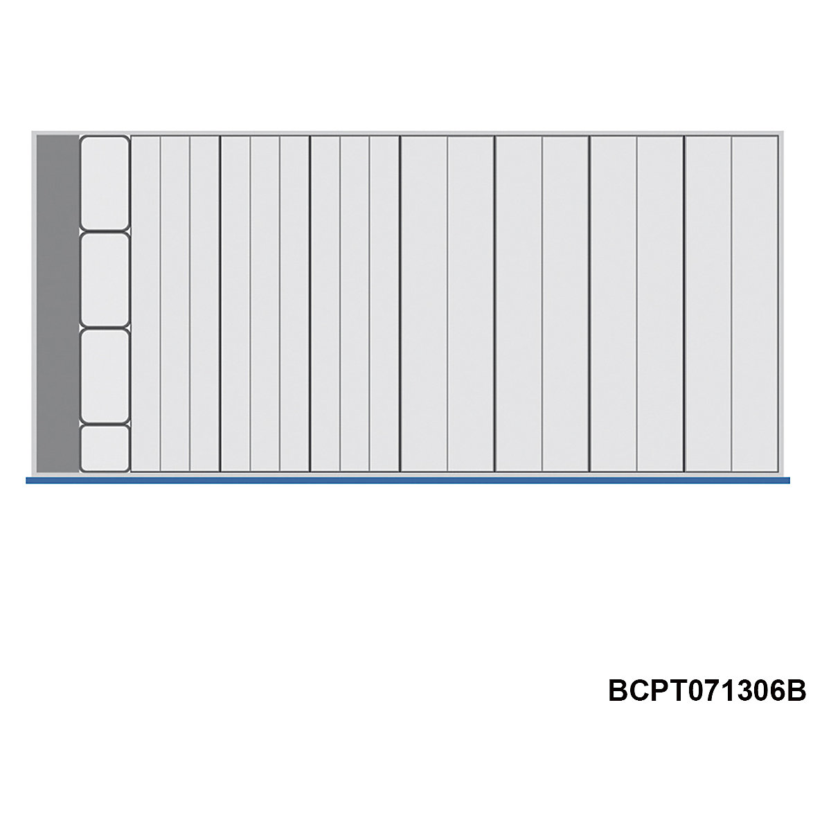 Bott Cubio Drawer Plastic Trays | 1300mm Wide (Product illustration 7)-6