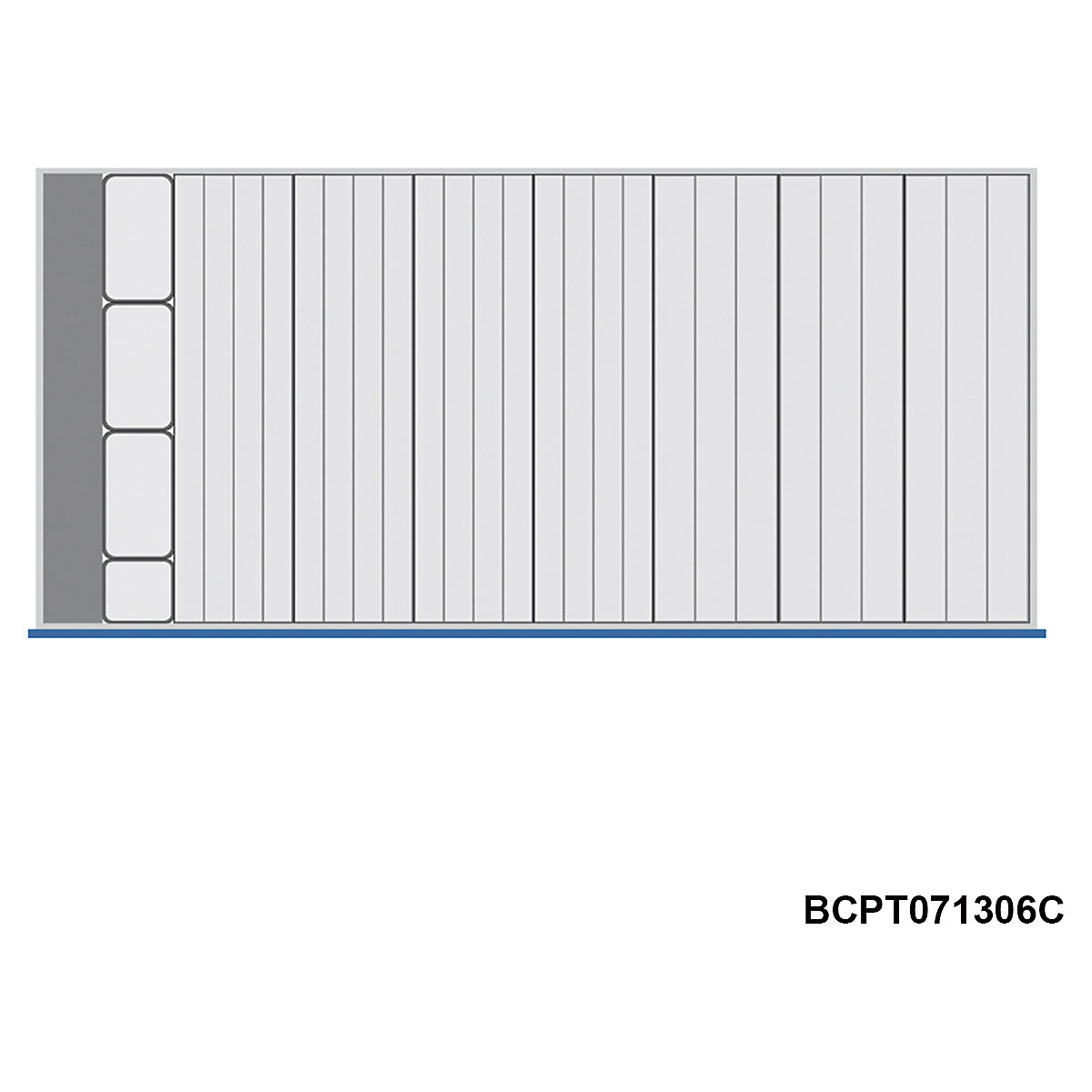 Bott Cubio Drawer Plastic Trays | 1300mm Wide (Product illustration 8)-7