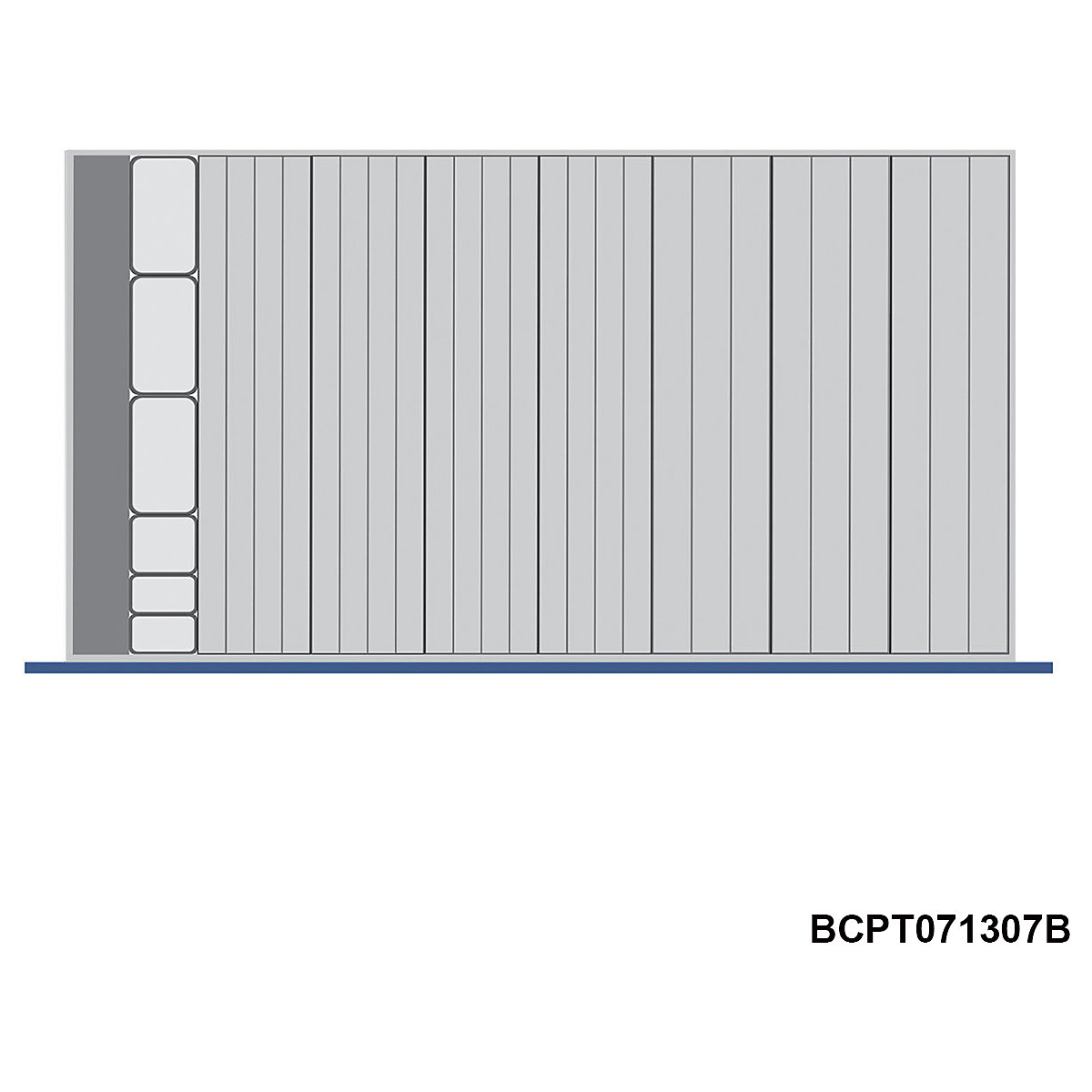 Bott Cubio Drawer Plastic Trays | 1300mm Wide (Product illustration 10)-9