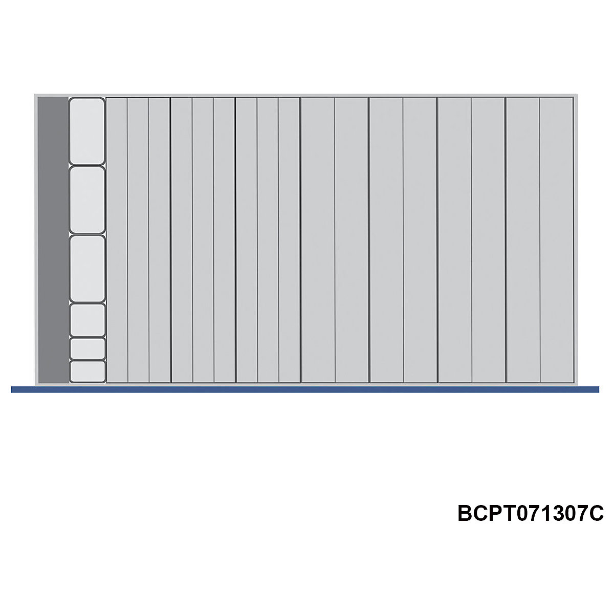 Bott Cubio Drawer Plastic Trays | 1300mm Wide (Product illustration 11)-10