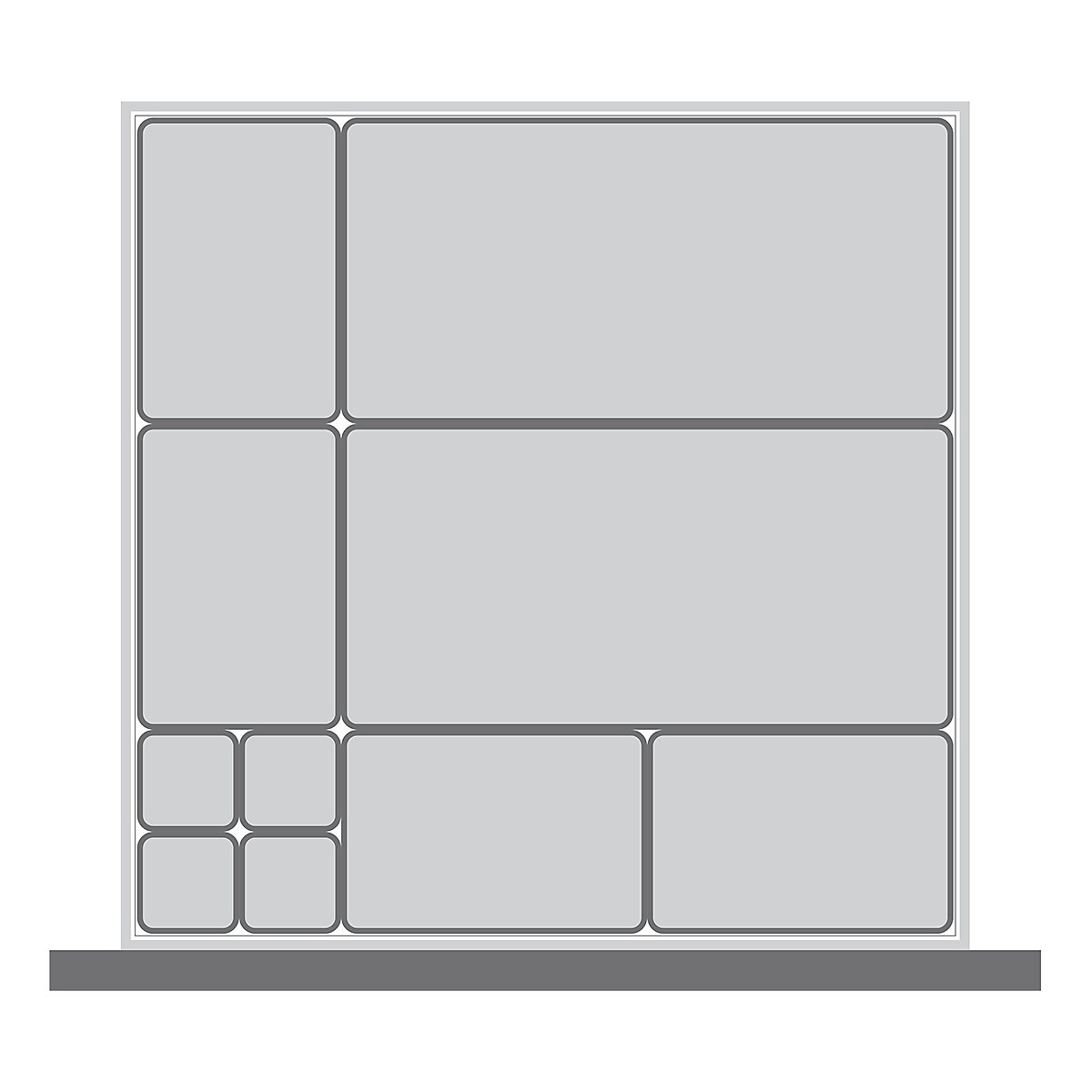Bott Cubio Plastic Drawer Boxes