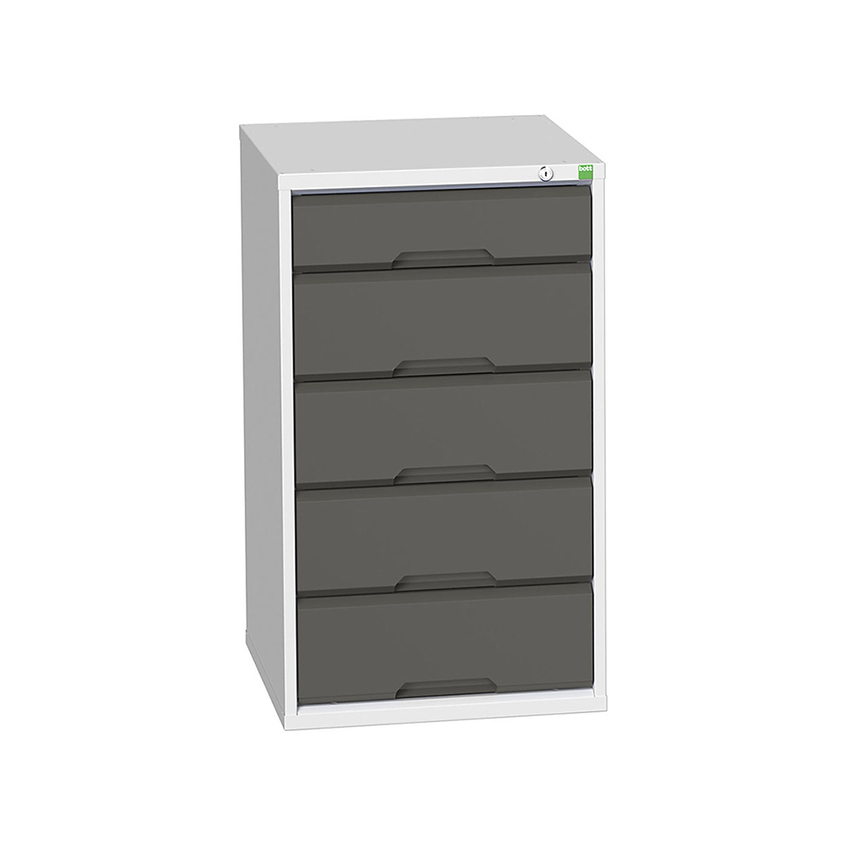 Bott Verso Cabinets | 525mm Wide, Bott Verso Cabinets | 525mm Wide, Bott Verso Cabinet | 5 Drawers | 900h x 525w x 550d mm | Dark Grey-7