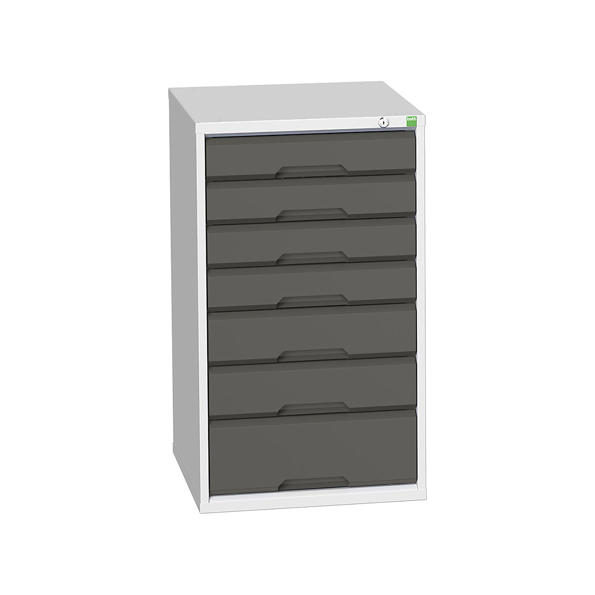 Bott Verso Cabinets | 525mm Wide, Bott Verso Cabinets | 525mm Wide, Bott Verso Cabinet | 7 Drawers | 900h x 525w x 550d mm | Dark Grey-6