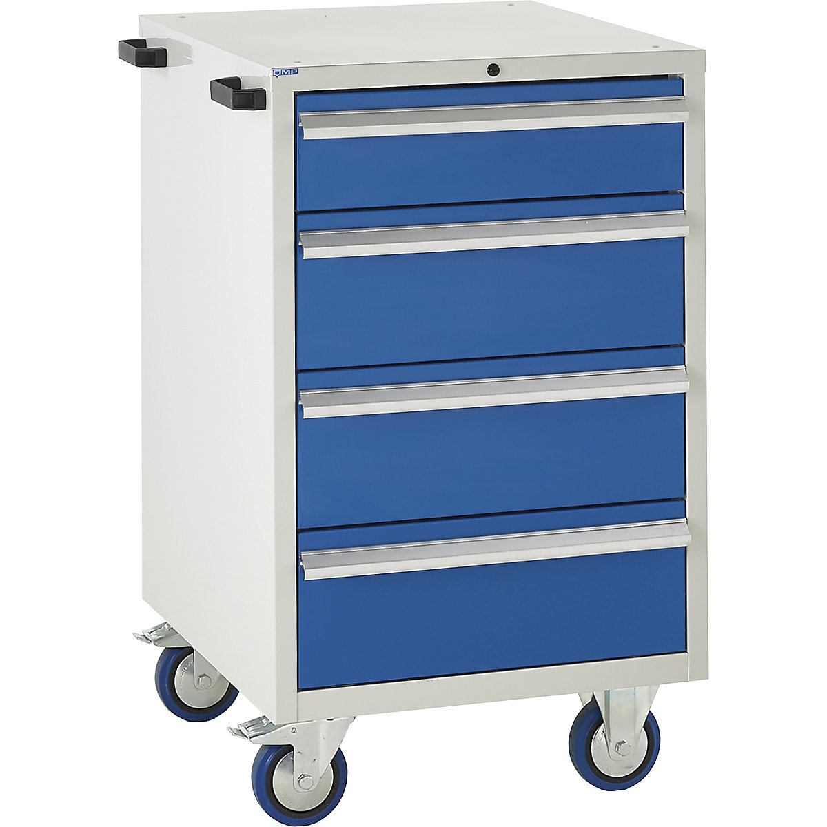 Euroslide Mobile Tool Cabinets | 980h x 600w, Euroslide Mobile Tool Cabinets | 980h x 600w, Euroslide Mobile Tool Cabinets | 980h x 600w x 650d mm | 4 Drawer Cabinet | Blue-3