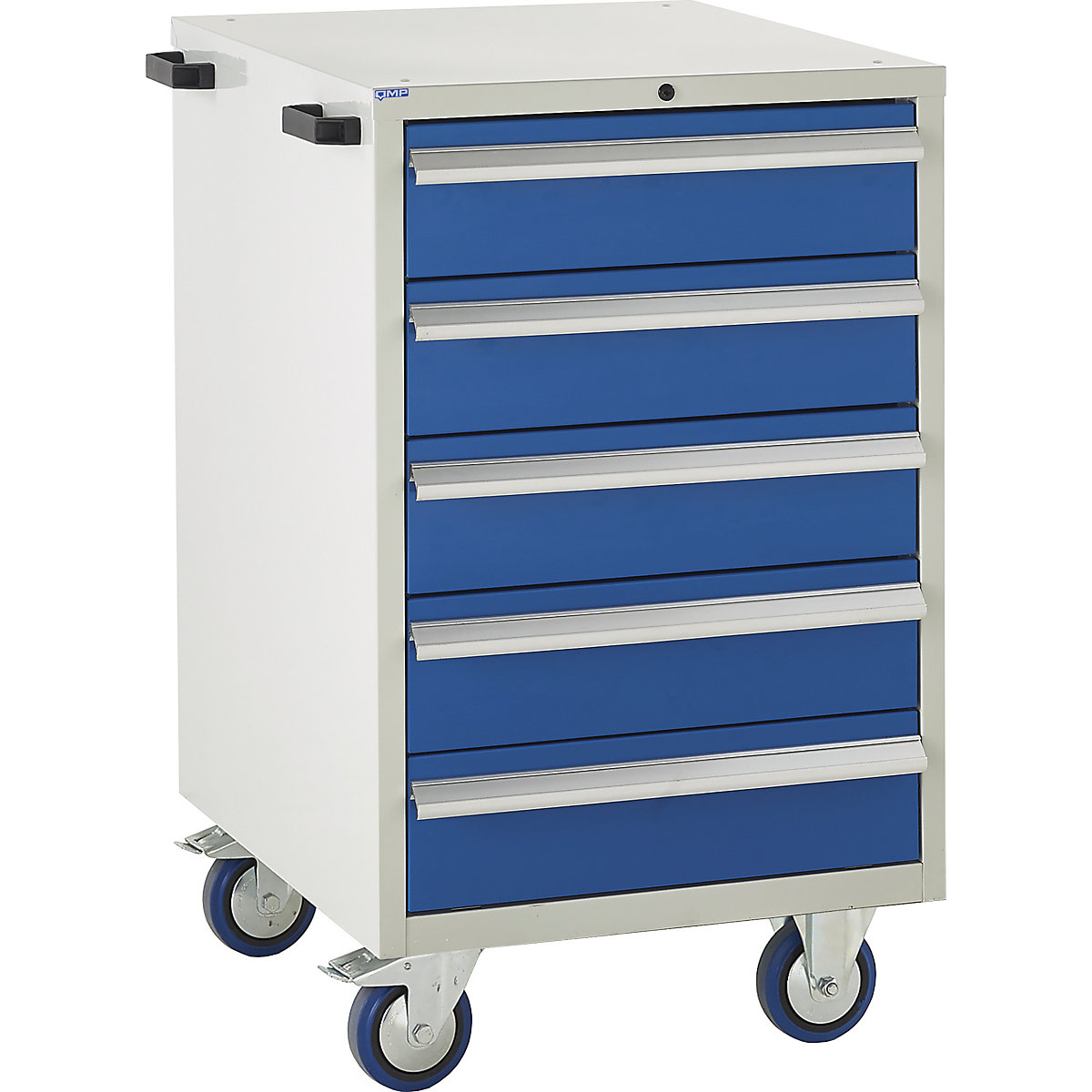 Euroslide Mobile Tool Cabinets | 980h x 600w, Euroslide Mobile Tool Cabinets | 980h x 600w, Euroslide Mobile Tool Cabinets | 980h x 600w x 650d mm | 5 Drawer Cabinet | Blue-4