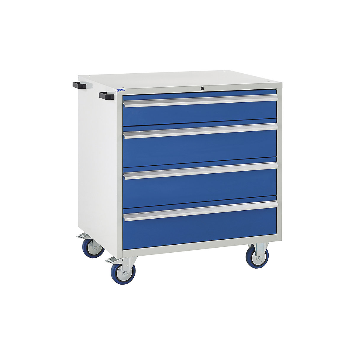 Euroslide Mobile Tool Cabinets | 980h x 900w, Euroslide Mobile Tool Cabinets | 980h x 900w, Euroslide Mobile Tool Cabinets | 980h x 900w x 650d mm | 4 Drawer Cabinet | Blue-3