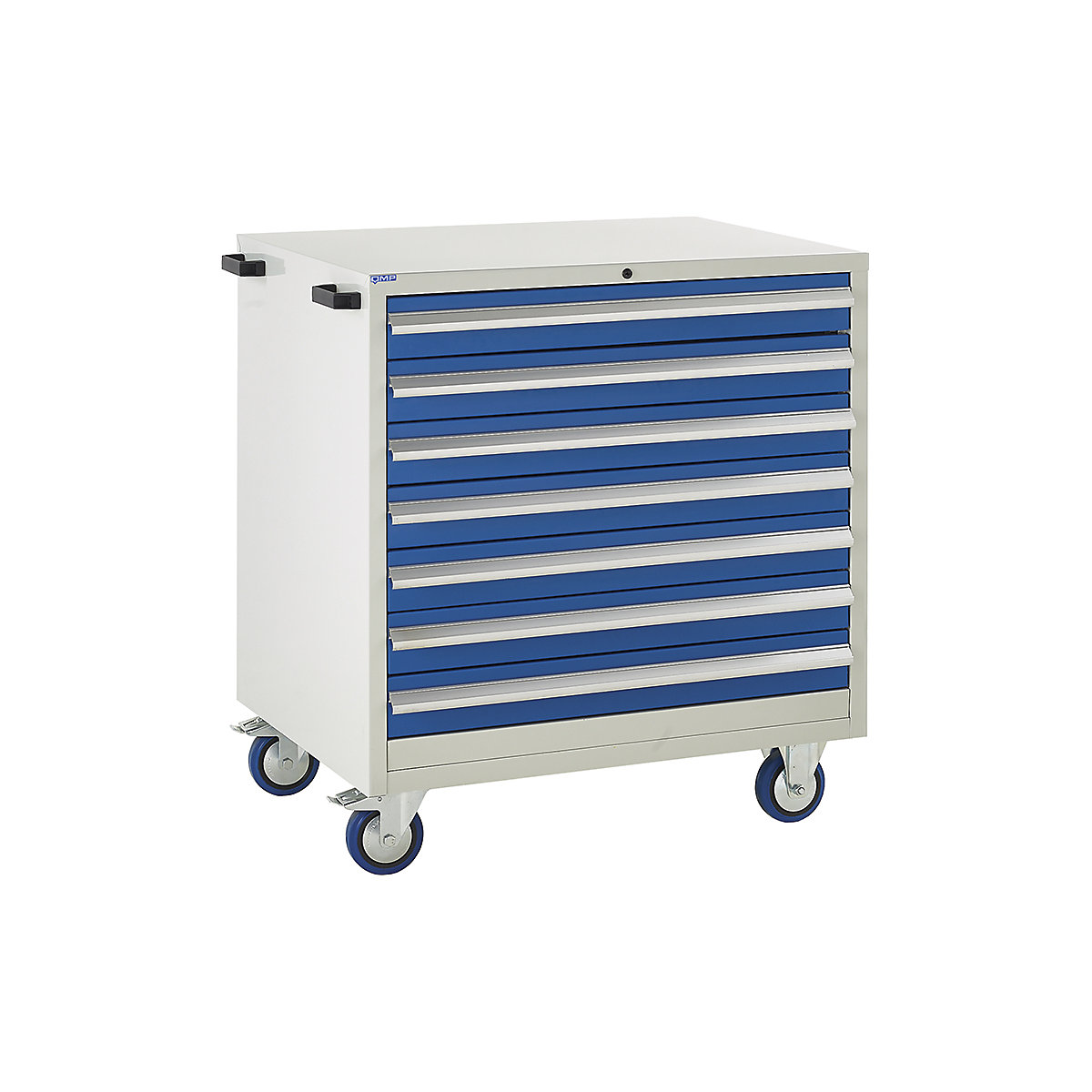 Euroslide Mobile Tool Cabinets | 980h x 900w, Euroslide Mobile Tool Cabinets | 980h x 900w, Euroslide Mobile Tool Cabinets | 980h x 900w x 650d mm | 7 Drawer Cabinet | Blue-2